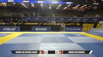 Rodrigo Lopes Martins vs Antonio Jose Gutierrez Casarez 2026 Pan Jiu Jitsu IBJJF Championship