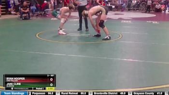 2 - 157 lbs Quarterfinal - Ryan Hooper, King William vs Jake Cline, Glenvar