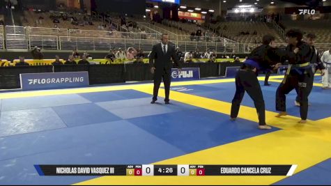 Eduardo Cancela Cruz vs Nicholas David Vasquez III 2025 Pan Jiu Jitsu IBJJF Championship