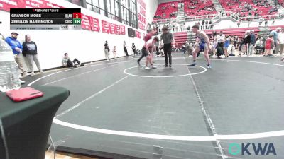 98-105 lbs Rr Rnd 2 - Kaydence Langford, ARDMORE TAKEDOWN CLUB vs Avriella Pretty Bear, Harrah Little League Wrestling