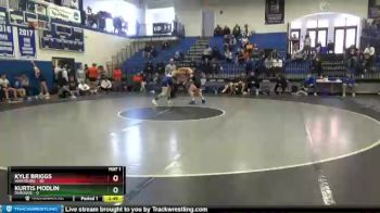 184 lbs Round 3 (4 Team) - Kurtis Modlin, Dubuque vs Kyle Briggs, Wartburg