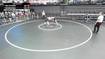 3A 138 lbs Cons. Round 1 - Rayden Ewell, Emery vs Ben Calchera, Grantsville