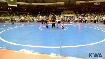 80 lbs Round Of 16 - Arwen Frisby, Skiatook Youth Wrestling vs Landon Watson, Wagoner Takedown Club