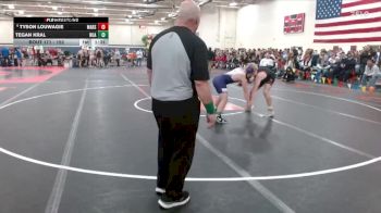 152 lbs Champ. Round 2 - Tegan Kral, New Ulm Area vs Tyson Louwagie, Marshall