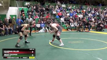 144 lbs Cons. Semi - Brody Bauman, Perrysburg vs Guardian Miller, Ashland