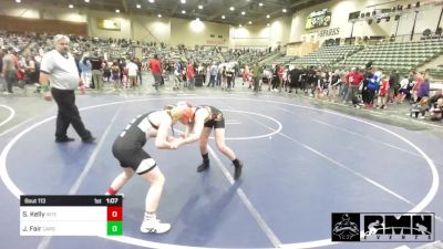 114 lbs Quarterfinal - Swayze Kelly, Internal Quest vs Jakob Fair, Carson Valley Wildcats