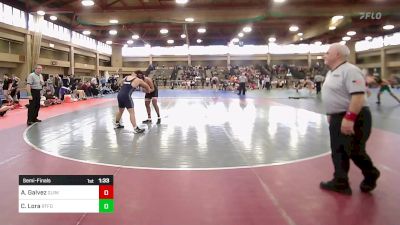 190 lbs Semifinal - Adrian Galvez, Glen Rock vs Chris Lora, Rutherford