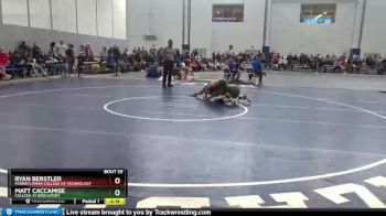 125 lbs Champ. Round 1 - Ryan Berstler, Pennsylvania College Of Technology vs Matt Caccamise, College At Brockport