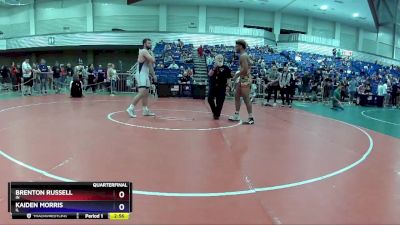 215 lbs Quarterfinal - Brenton Russell, IN vs Kaiden Morris, IL