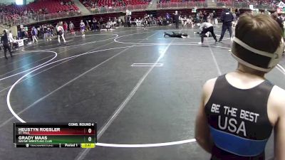 85 lbs Cons. Round 4 - Heustyn Roesler, St. Paul vs Grady Maas, Wayne Wrestling Club