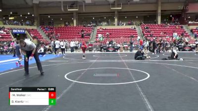 140 lbs Semifinal - Maddox Walker, Carroll Wrestling Club vs Dawson Kientz, Tiger Wrestling Club