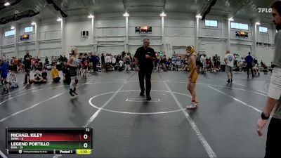 72 lbs Round 8 (10 Team) - Andrew Morgan, DWA vs Bennett Kocher, SHWA