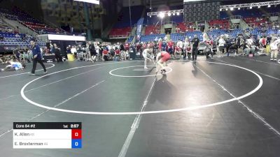 132 lbs Cons 64 #2 - Kaden Allen, KS vs Easton Broxterman, KS