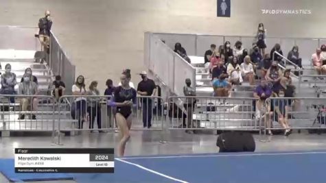 Meredith Kowalski - Floor, Flips Gym #458 - 2021 USA Gymnastics Development Program National Championships