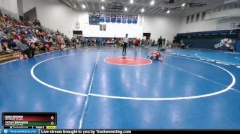 100 lbs Quarterfinal - Tatum Branson, Sage Valley Jr High vs Gino Brown, McCormick Jr. High