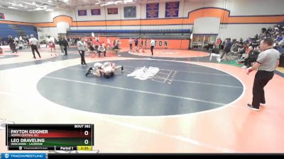 174 lbs Quarterfinal - Leo Draveling, Wisconsin - Lacrosse vs Payton Geigner, North Central (IL)