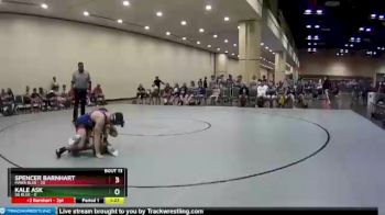 132 lbs Round 4 (8 Team) - Spencer Barnhart, MAWA Blue vs Kale Ask, SD Blue