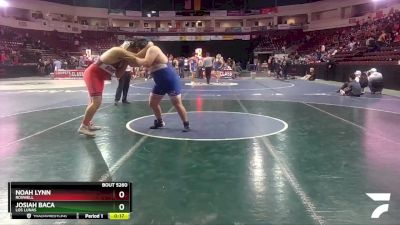 5A 285 lbs Cons. Round 2 - Noah Lynn, Roswell vs Josiah Baca, Los Lunas