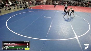 102 lbs Cons. Round 2 - Kyren Gansen, Pine Island vs Angel Martinez, PEM (Plainview/Elgin/Millville)