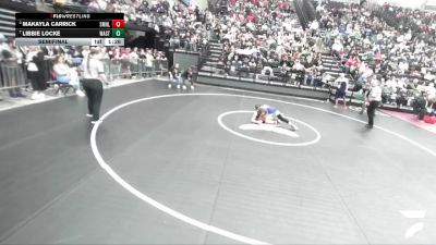 5A 115 lbs Semifinal - Makayla Carrick, Salem Hills vs Libbie Locke, Wasatch