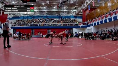 144 lbs Quarterfinal - Logan Haney, Crown Point vs Avery Stanley, Rensselaer Central