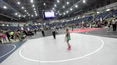 58 lbs Quarterfinal - Avrielle Eaton, Duran Elite vs Kendyl Hathaway, Nebraska Titans