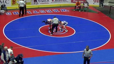 132 lbs Consi Of 16 #2 - Taysean Giles, Blakely vs Christian Cadden, Harbor Creek