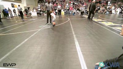 37-40 lbs Round Of 16 - Jaxon Gregory, Tulsa Blue T Panthers vs Karsyn Filby, Collinsville Cardinal Youth Wrestling