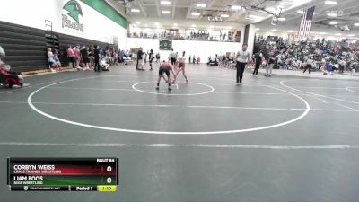 105 lbs Champ. Round 1 - Liam Foos, Nixa Wrestling vs Corbyn Weiss, Crass Trained Wrestling