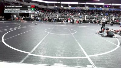 90 lbs Round Of 16 - Sutton Matthiessen, Hawks WC Lincoln vs MaKinley McNabb, Chickasha