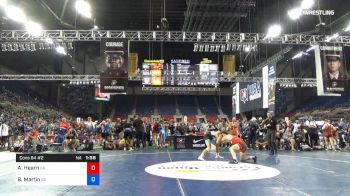 132 lbs Cons 64 #2 - Alexander Hearn, Georgia vs Brock Martin, South Dakota