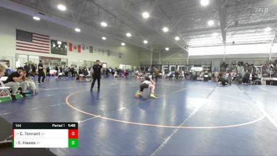 144 lbs Champ. Round 1 - Ethan Hawes, Team Prestige vs Colby Tennant, West Field