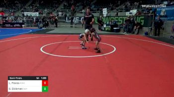 37 lbs Semifinal - Leticia Flores, Pomona Elite vs Suncera Dickman, The Compound Indy