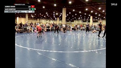 60+65 Round 1 - Jace Norton, Predator Wrestling vs James Shaw, LCWC