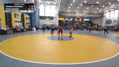 106 lbs Cons. Semi - Ryan Farissier, Milford Senior vs Reginald Ferdinand, Laurel H S