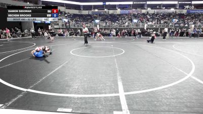 52 lbs Consi Of 4 - Damon Sidoriak, Salina Wrestling Club vs Beckem Brooks, Winfield Youth Wrestling