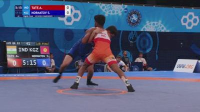 63 kg 1/8 Final - Aditya Tate, India vs Sirozhidin Normatov, Kyrgyzstan