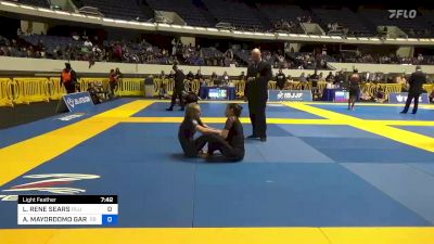 LAUREN RENE SEARS vs ANA MAYORDOMO GARCIA 2022 World IBJJF Jiu-Jitsu No-Gi Championship