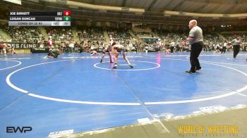 105 lbs Consi Of 32 #2 - Joe Birkett, Sebolt Wrestling Academy vs Logan Duncan, Topeka Blue Thunder