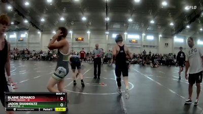 132 lbs Round 2 (6 Team) - Blaine Demarco, St. Paris Graham vs Jadon Shanholtz, 84 Athletes