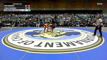 144 lbs Consi Of 64 #2 - Niko Birakos, Oakdale vs Josiah Moreira, Esperanza