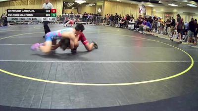120 lbs Round Of 16 - Raymond Carbajal, Falcon WC vs Ryleigh Maxfong, Knights WC