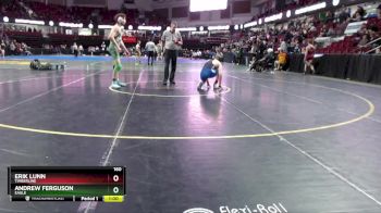 160 lbs Cons. Round 4 - Erik Lunn, Timberline vs Andrew Ferguson, Eagle
