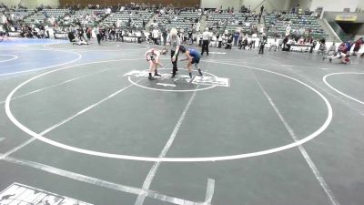 98 lbs 3rd Place - West Thompson, Yerington Lions WC vs Izaiah Voice, Team Viper