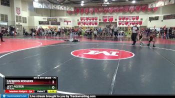 75 lbs 1st Place Match - Cameron Rodgers, MN Elite vs Jett Foster, MN Elite