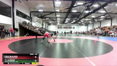 125 lbs Cons. Semi - Ty Haskins, Marian University (IN) vs Cole Blalock, Huntingdon College