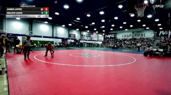 113 lbs Cons. Round 1 - Kellen Lujan, Temecula Valley vs James Lopez, Murrieta Valley