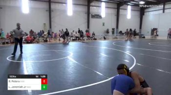 100 lbs Quarterfinal - Boston Peters, Sebolt vs Larry Jeremiah Jr, Maize WC