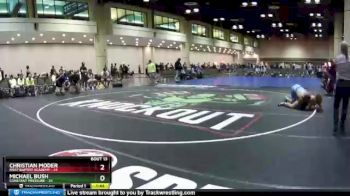 170 lbs Round 3 (10 Team) - Christian Moder, First Baptist Academy vs Michael Bush, Constant Pressure