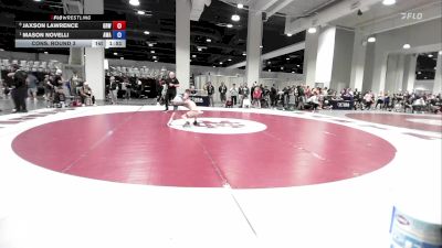 31 lbs Cons. Round 3 - Jaxson Lawrence, Gold Rush Wrestling vs Mason Novelli, Avalanche Wrestling Association